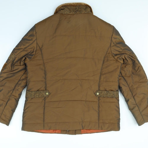 Preworn Womens Brown   Jacket Coat Size 14