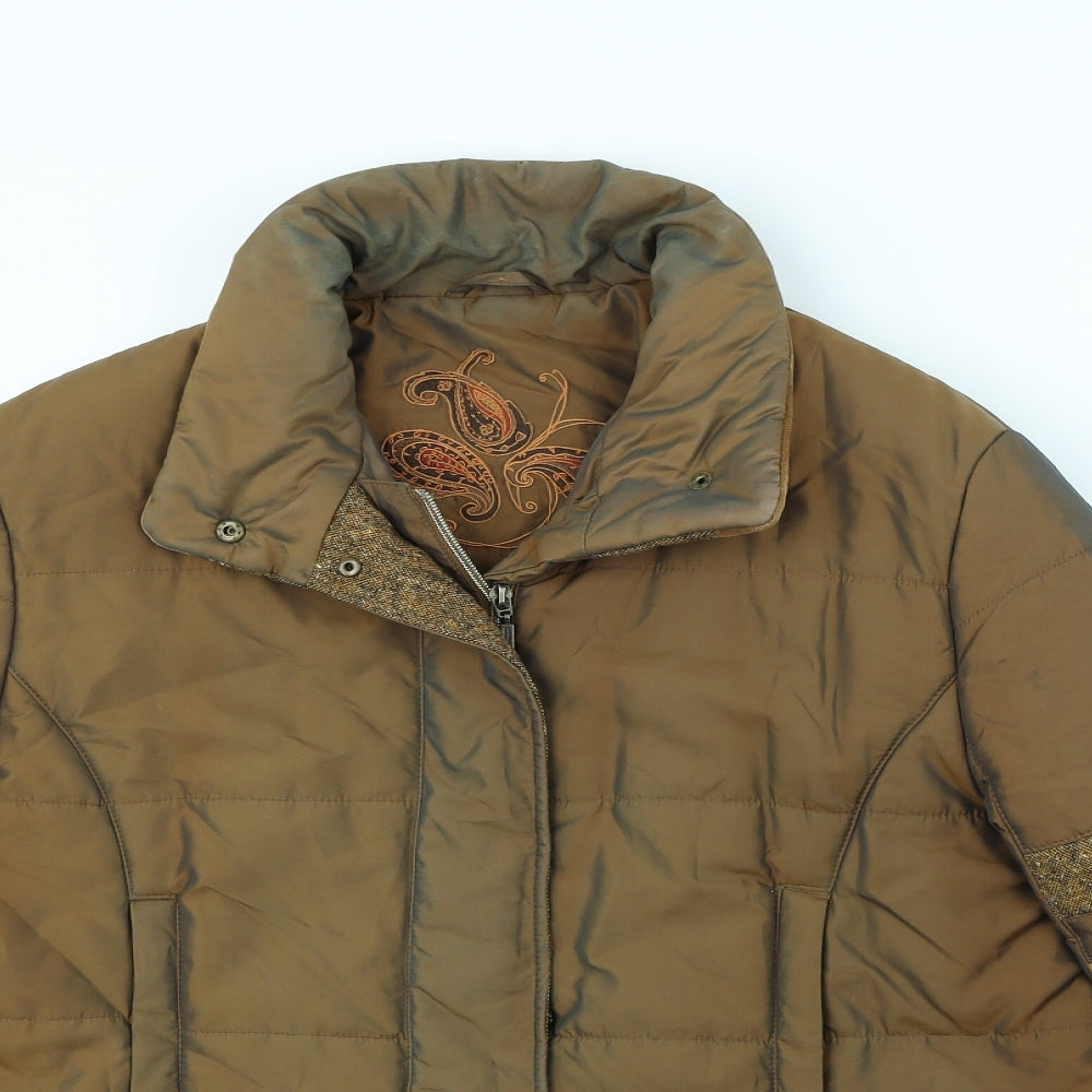 Preworn Womens Brown   Jacket Coat Size 14