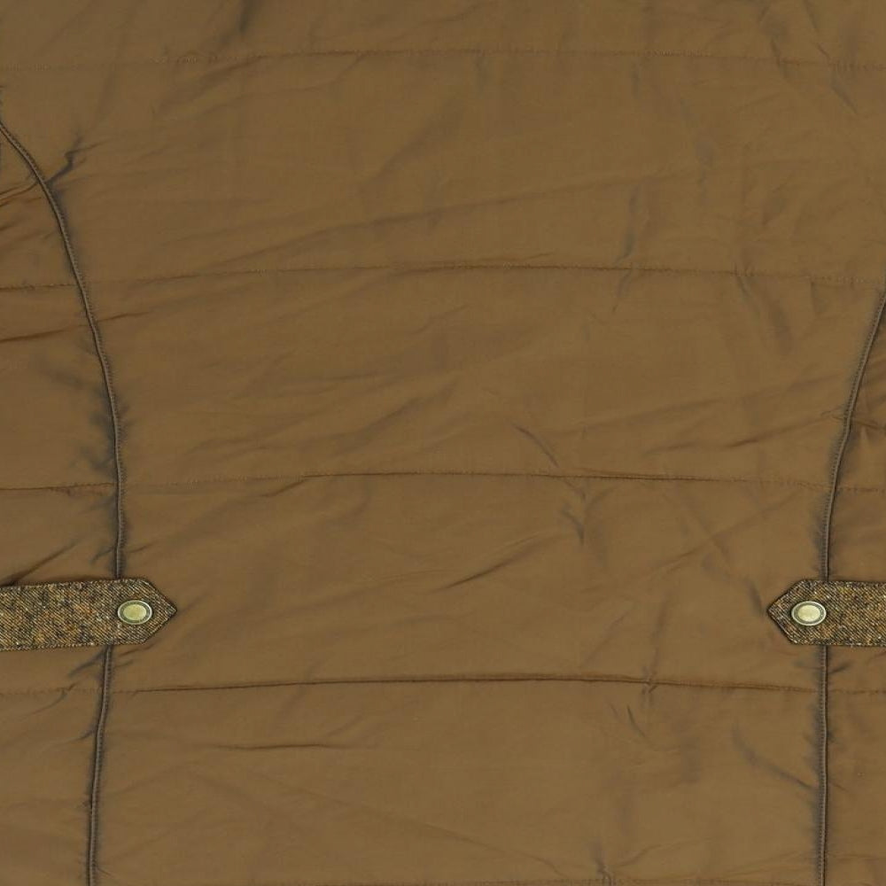 Preworn Womens Brown   Jacket Coat Size 14