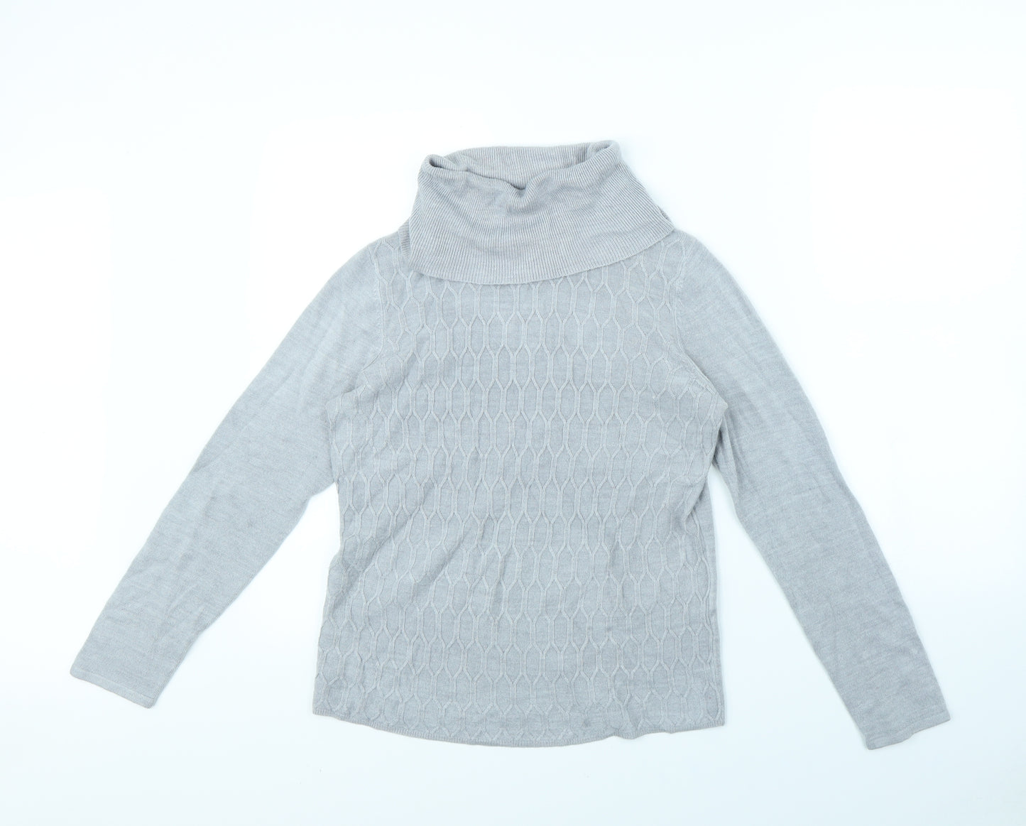 Love Knitwear Womens Grey   Pullover Jumper Size 10