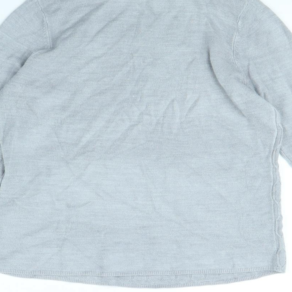 Love Knitwear Womens Grey   Pullover Jumper Size 10