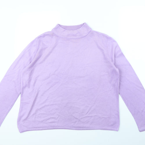 BM Womens Purple   Pullover Jumper Size M