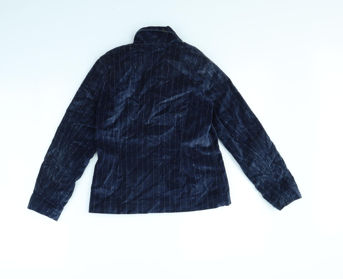 Gap Girls Blue Striped  Jacket Coat Size M