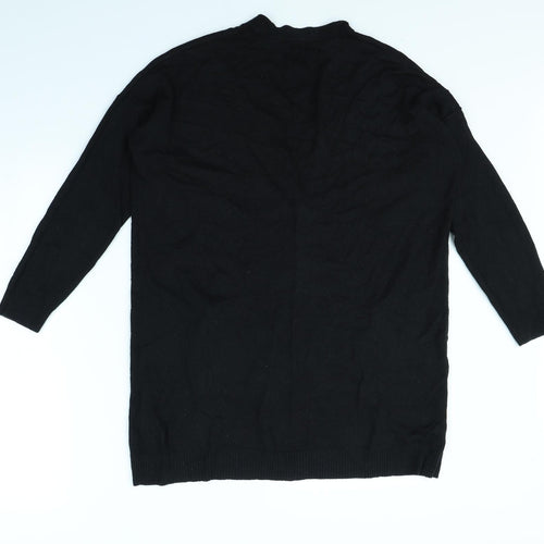 M&S Womens Black   Cape Jumper Size 14