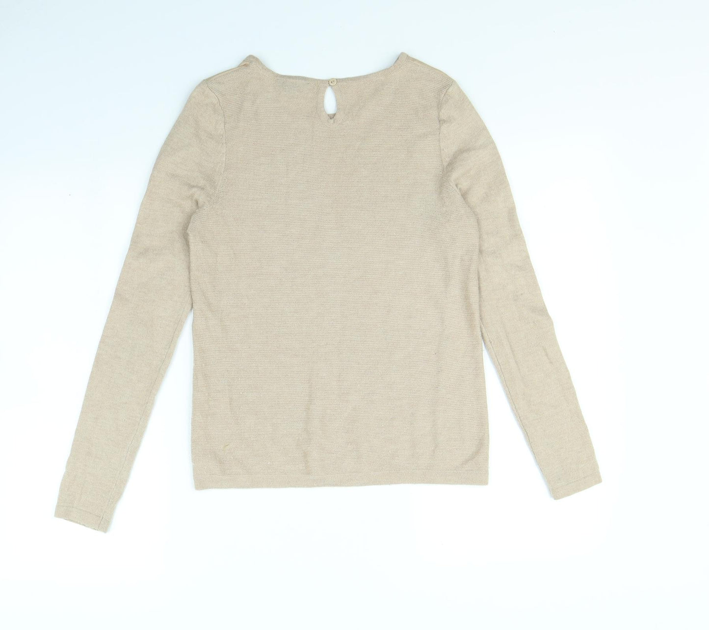 Topshop Womens Beige   Pullover Jumper Size 8