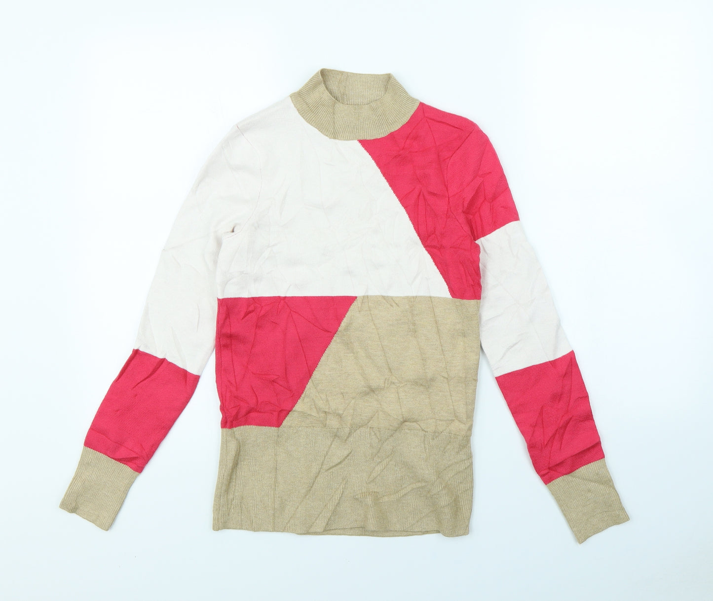 M&S Womens Multicoloured   Pullover Jumper Size 6