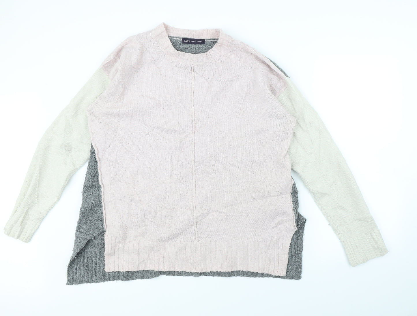 m&s Womens Multicoloured   Pullover Jumper Size M