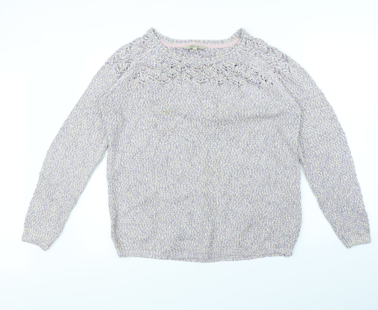 Manta Ray Womens Multicoloured   Pullover Jumper Size 16