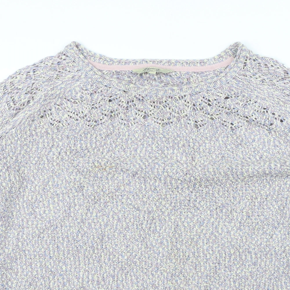 Manta Ray Womens Multicoloured   Pullover Jumper Size 16