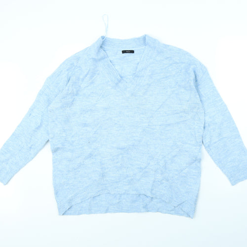 M&Co Womens Blue   Pullover Jumper Size M