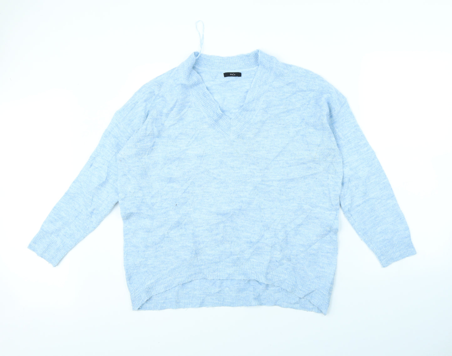 M&Co Womens Blue   Pullover Jumper Size M