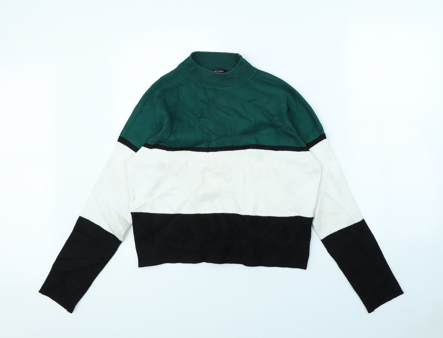New Look Womens Multicoloured Striped  Pullover Jumper Size S