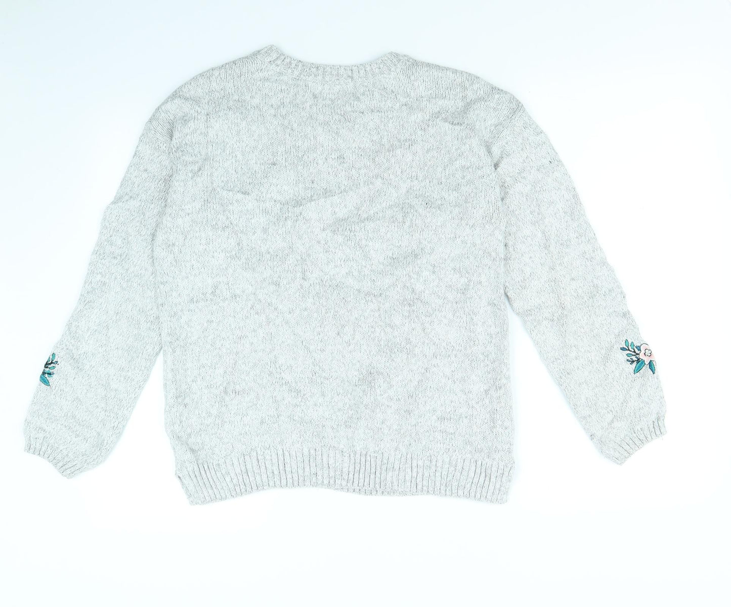 M&S Womens Grey   Pullover Jumper Size M