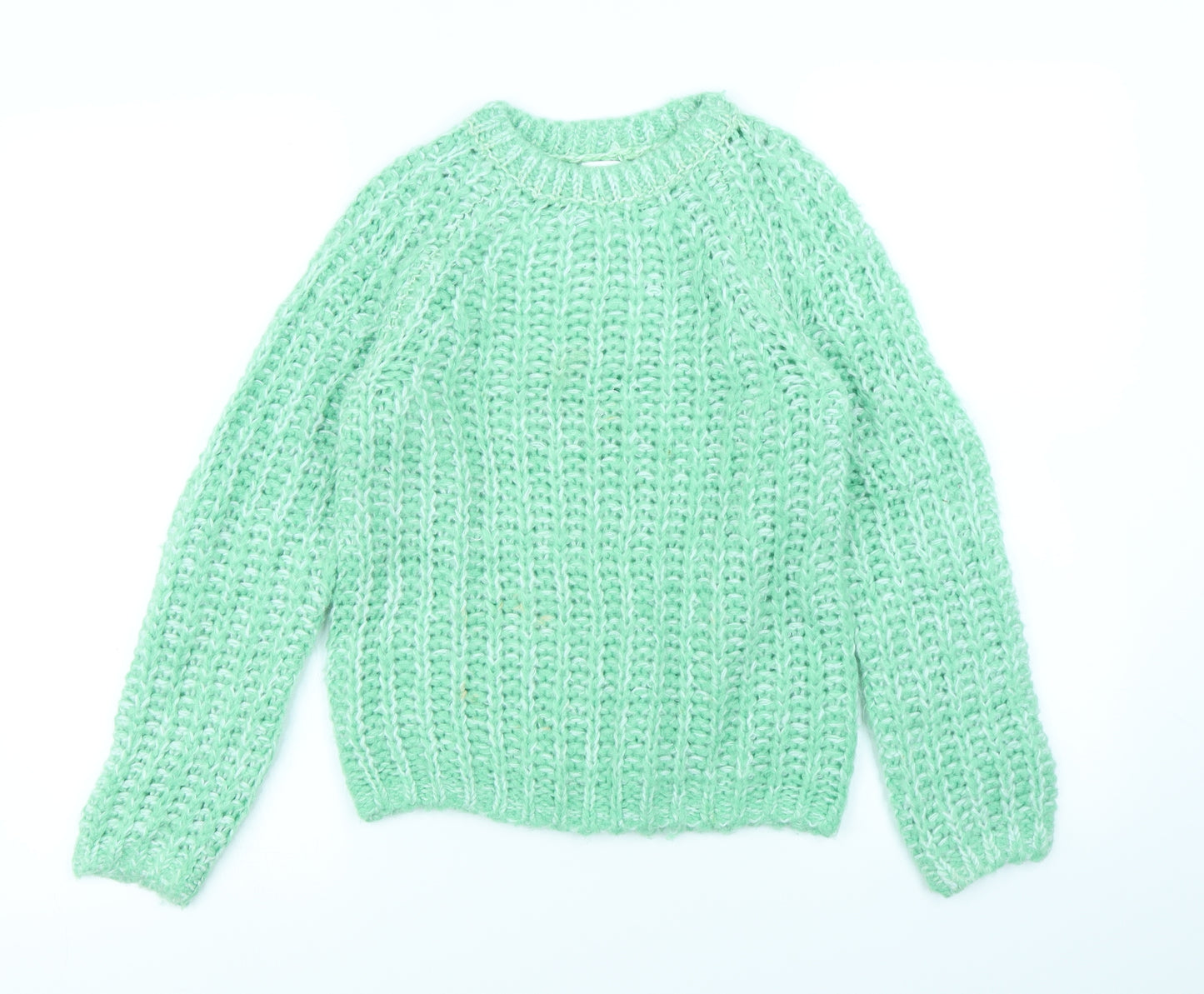 NEXT Girls Green   Pullover Jumper Size 10-11 Years