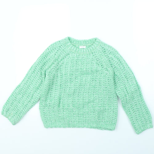 NEXT Girls Green   Pullover Jumper Size 9 Years