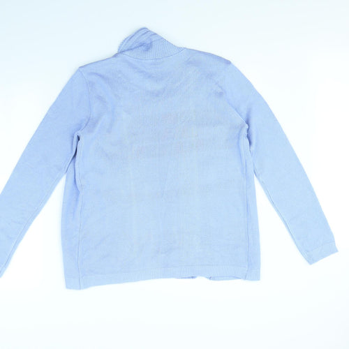 Pure Fashion Womens Blue Striped  Jacket  Size M