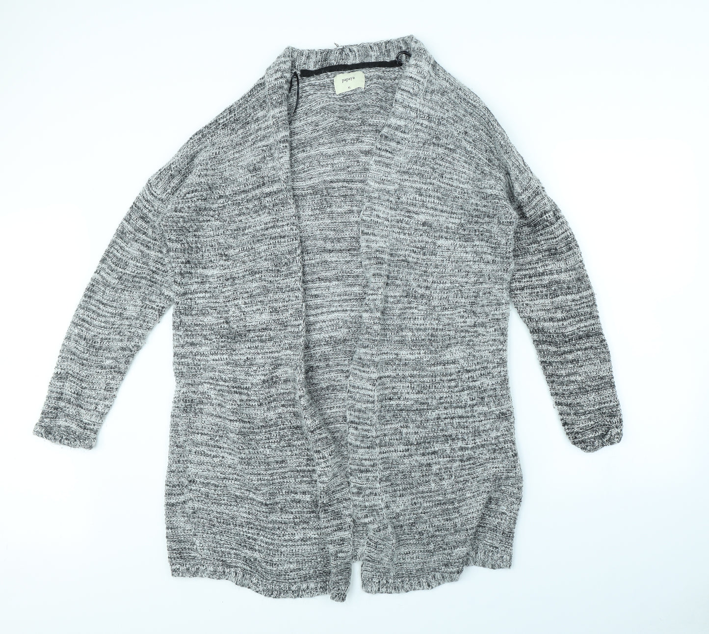 Papaya Womens Black Herringbone  Jacket  Size XL