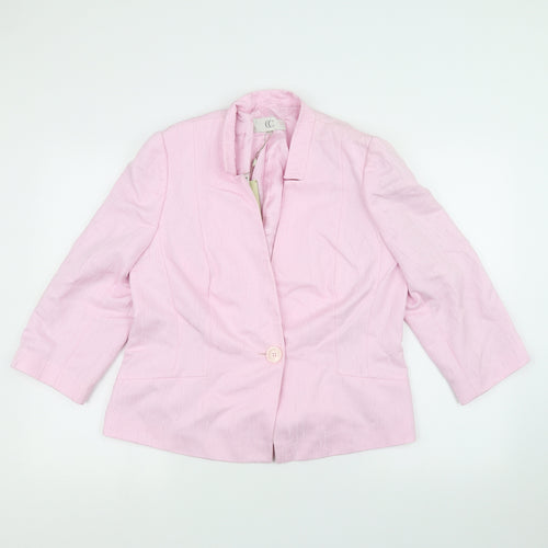CC Womens Pink   Jacket  Size 14