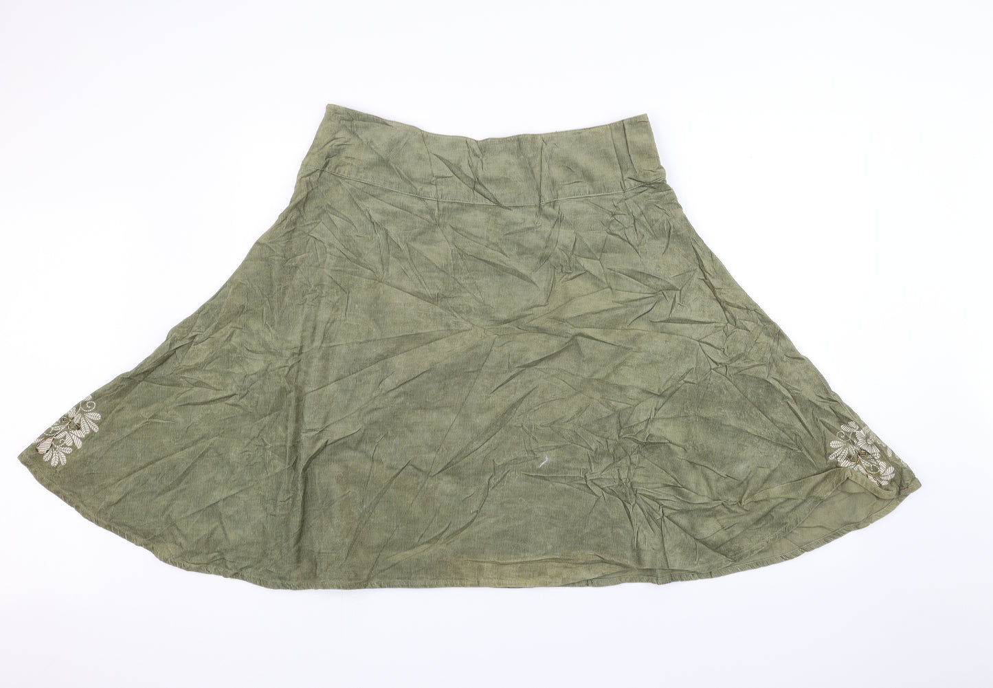 Morgan de Toi Womens Green   A-Line Skirt Size 16