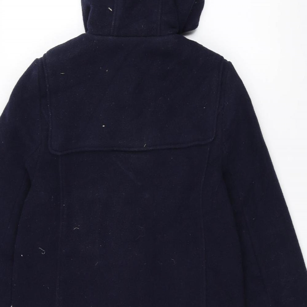 Marks and Spencer Womens Blue   Overcoat Coat Size 8