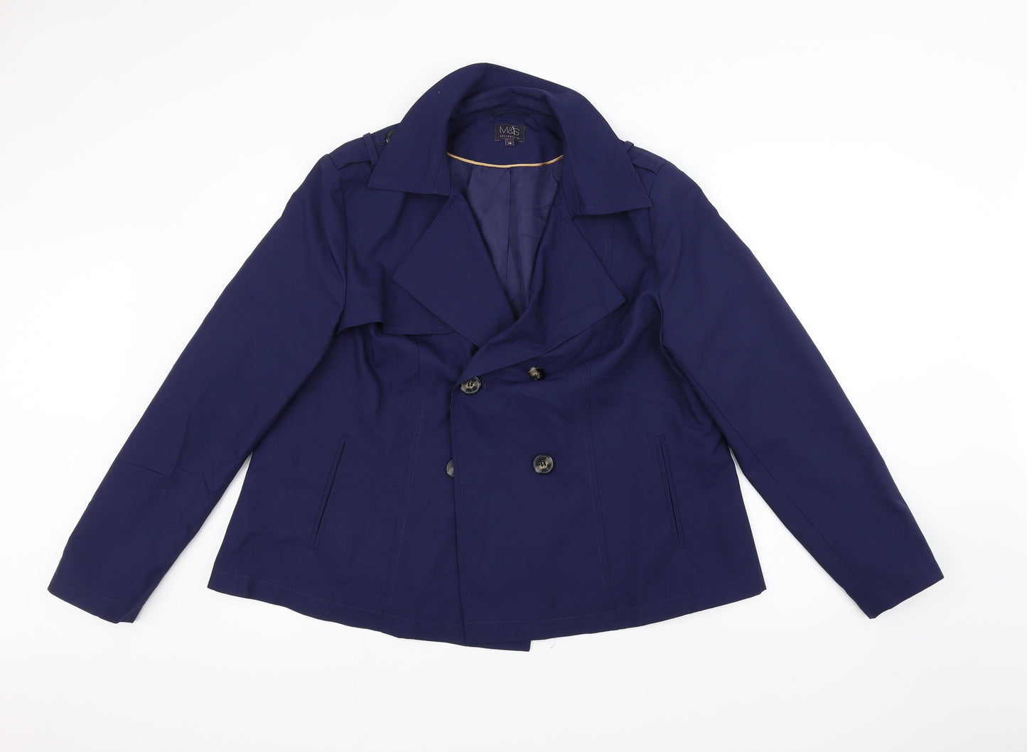 Marks and Spencer Womens Blue   Jacket  Size 18