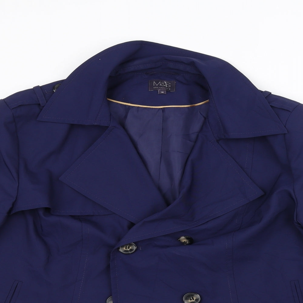 Marks and Spencer Womens Blue   Jacket  Size 18