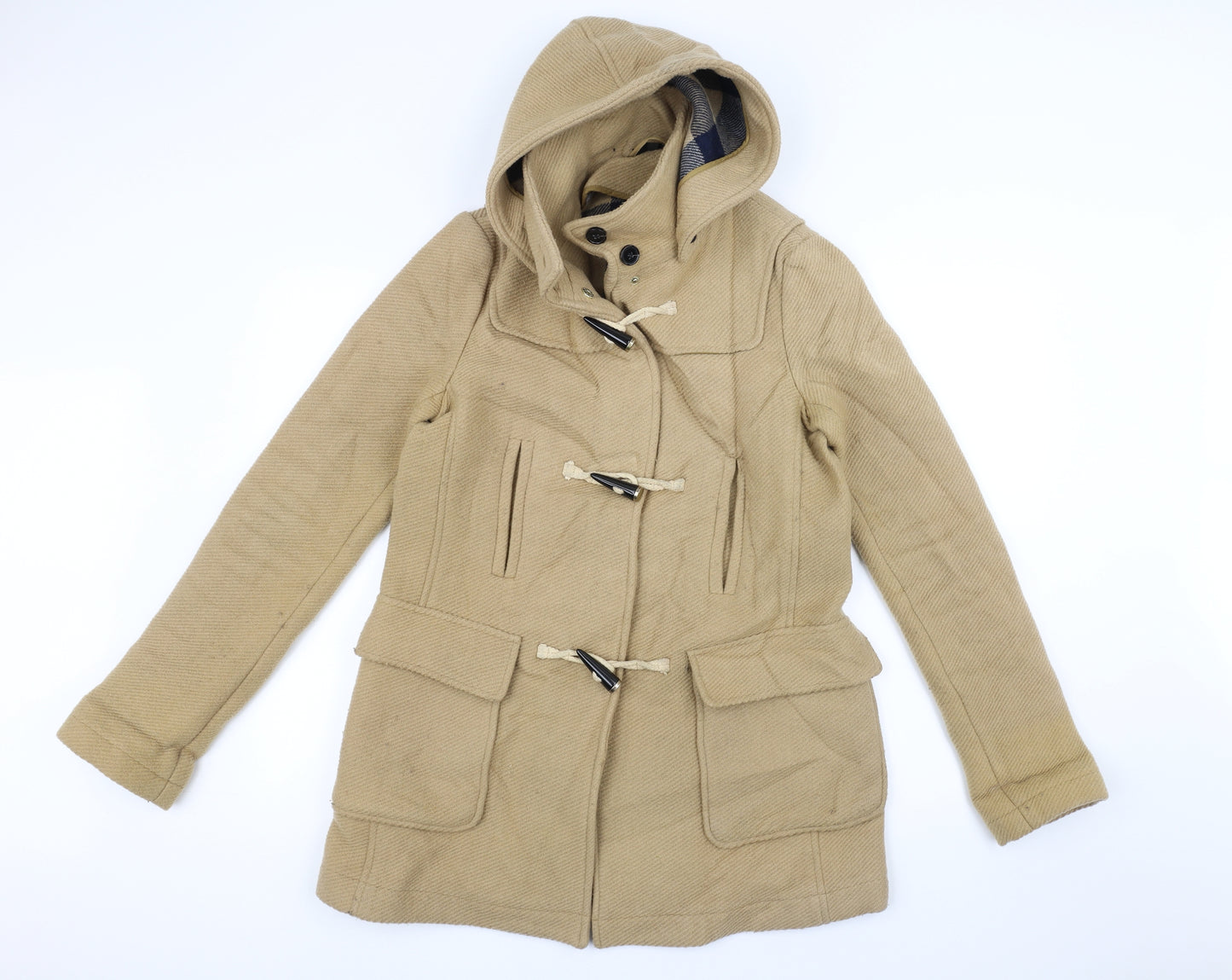 Topshop Womens Brown   Overcoat Coat Size 8
