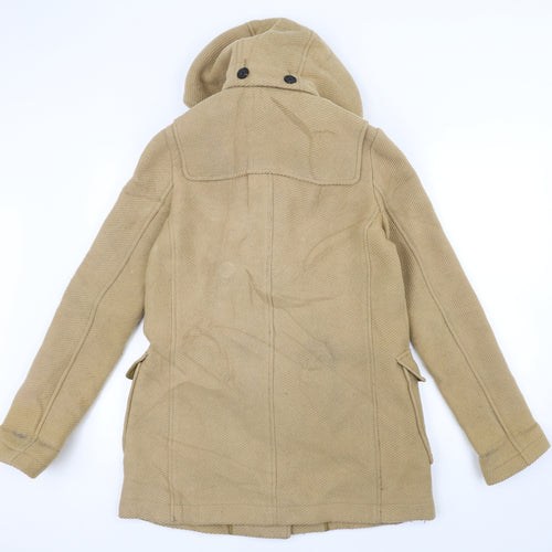 Topshop Womens Brown   Overcoat Coat Size 8