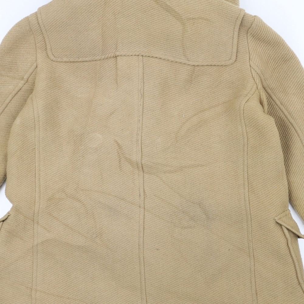 Topshop Womens Brown   Overcoat Coat Size 8