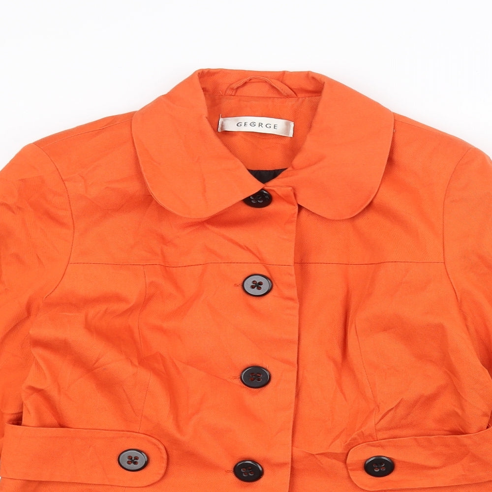 George Womens Orange   Jacket  Size 12