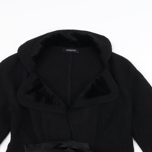 APANAGE Womens Black   Jacket  Size 12