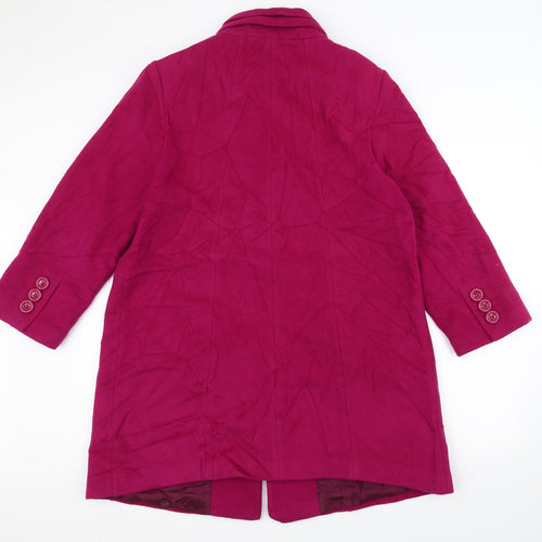 CC Womens Pink   Overcoat Coat Size L
