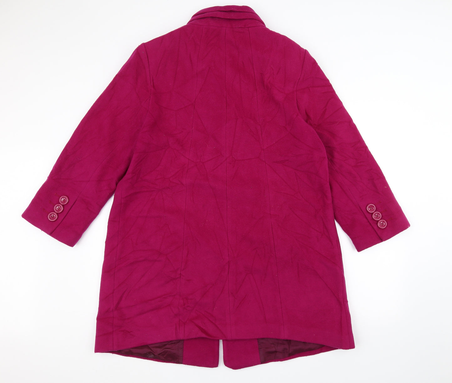 CC Womens Pink   Overcoat Coat Size L