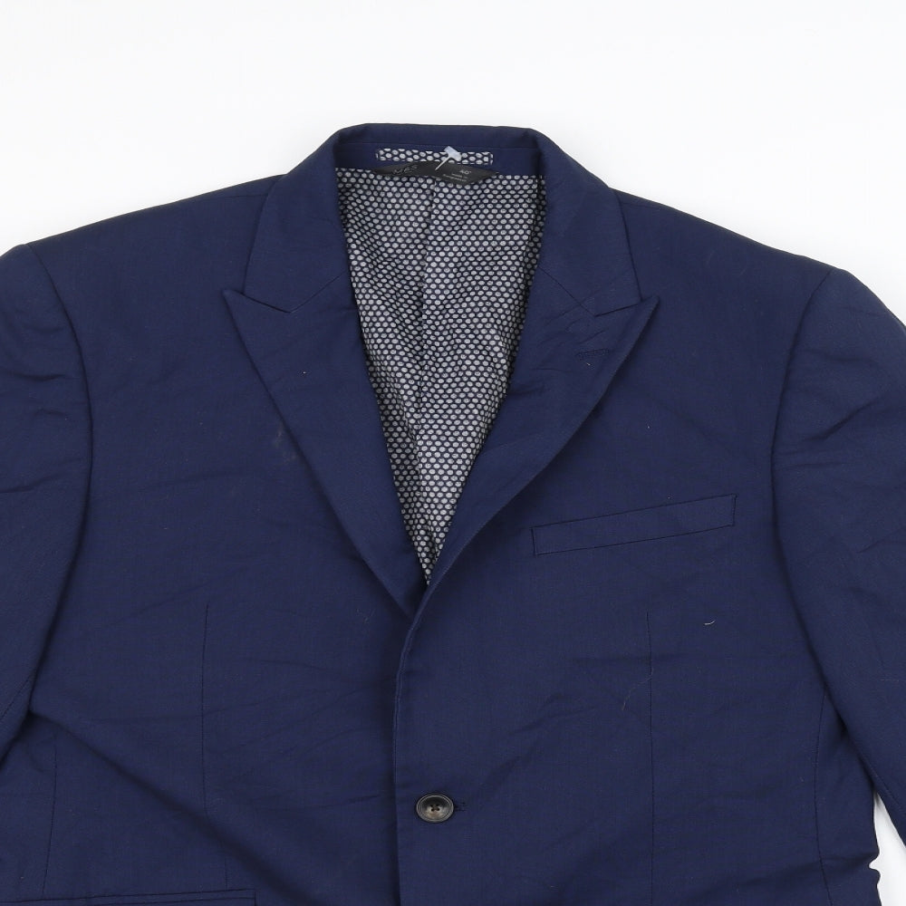 Marks and Spencer Mens Blue   Jacket Suit Jacket Size 40