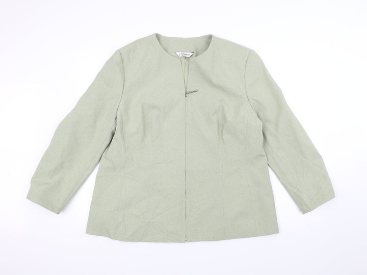 Littlewoods Womens Green Jacket Size 18