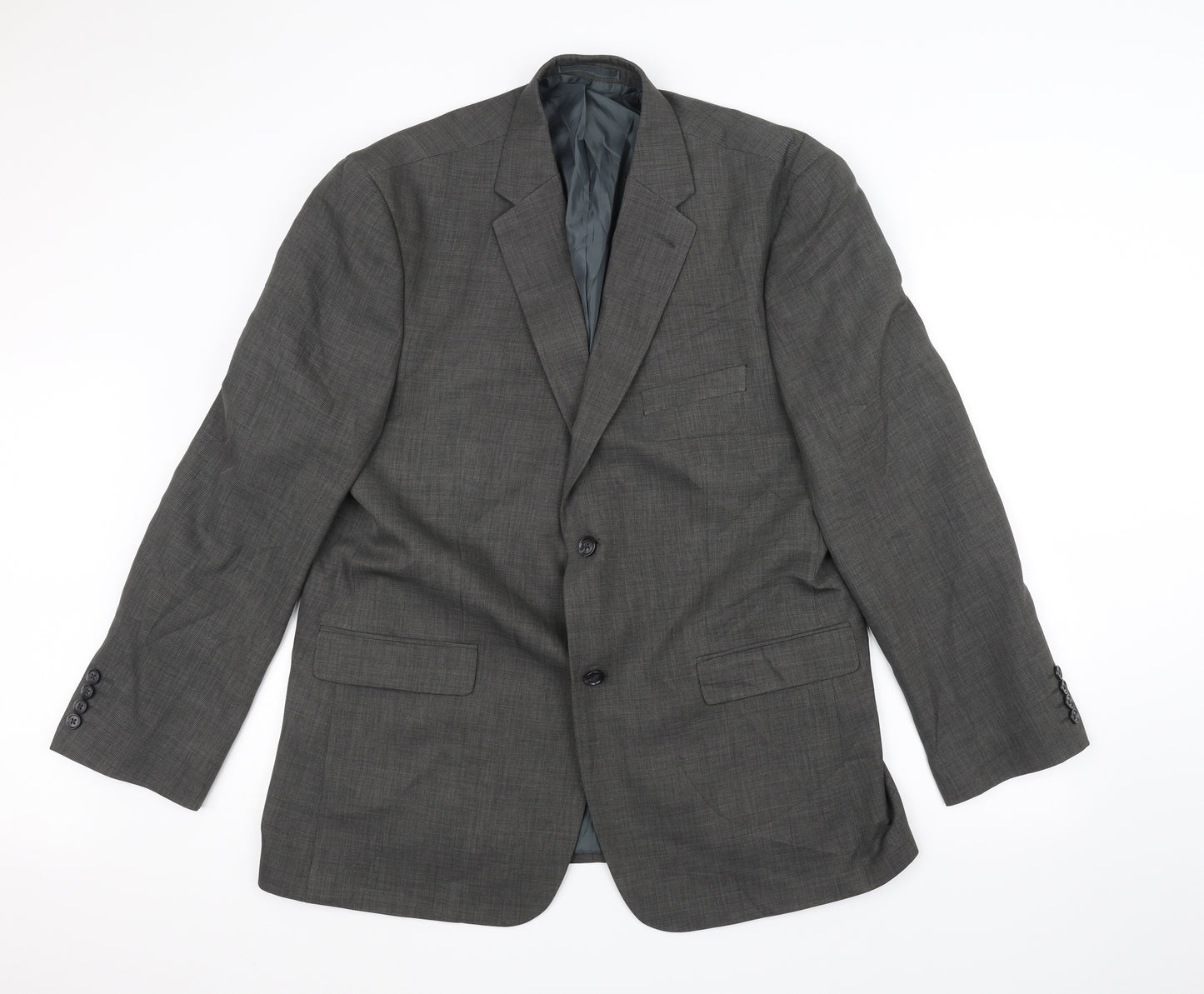 Greenwood Mens Grey   Jacket Suit Jacket Size 44