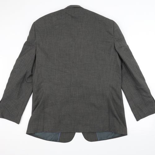 Greenwood Mens Grey   Jacket Suit Jacket Size 44