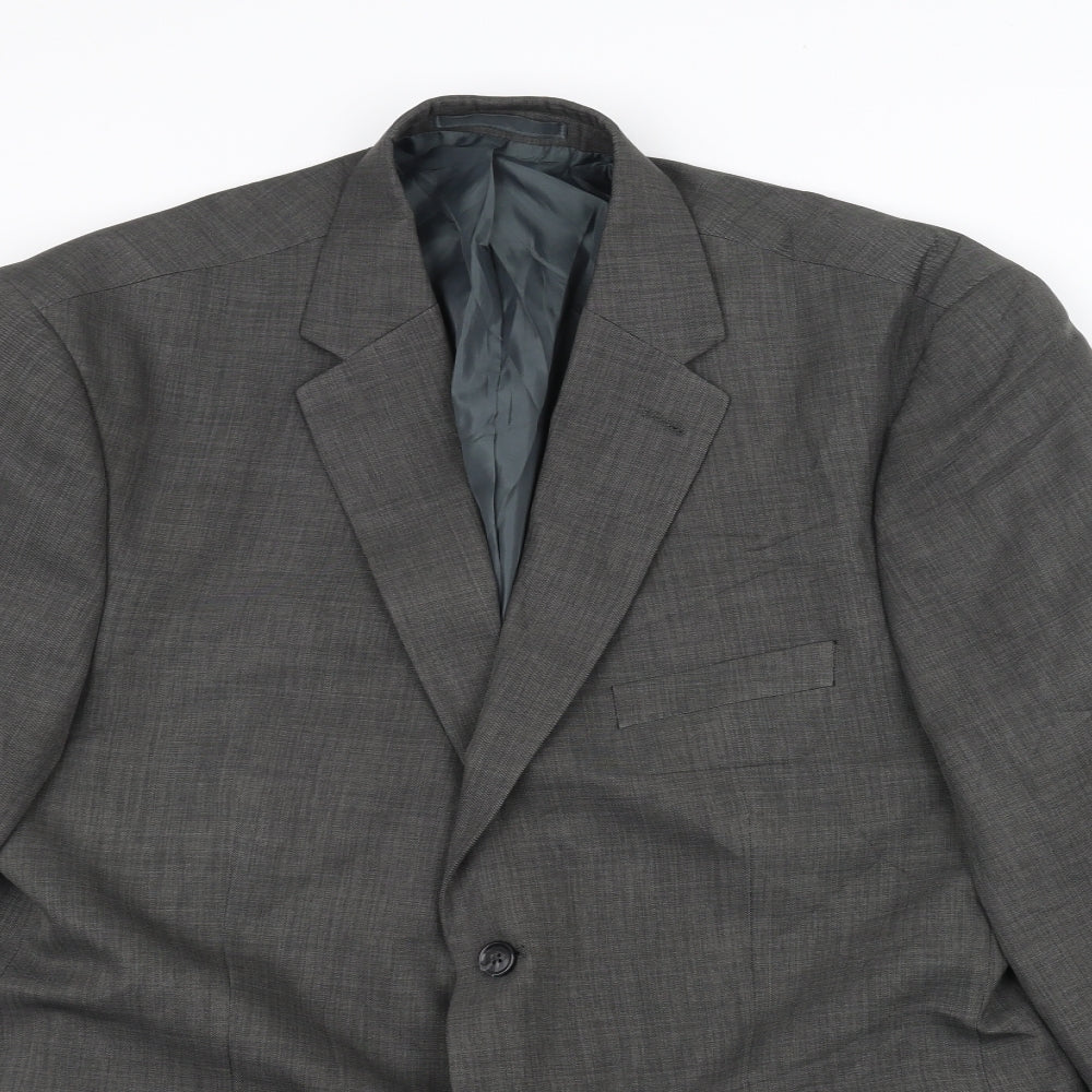 Greenwood Mens Grey   Jacket Suit Jacket Size 44