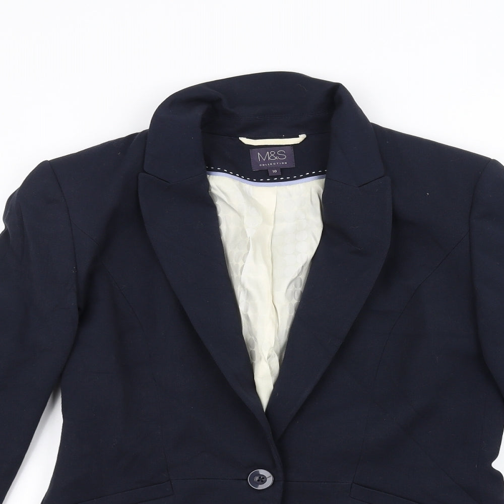 Marks and Spencer Womens Blue   Jacket  Size 10