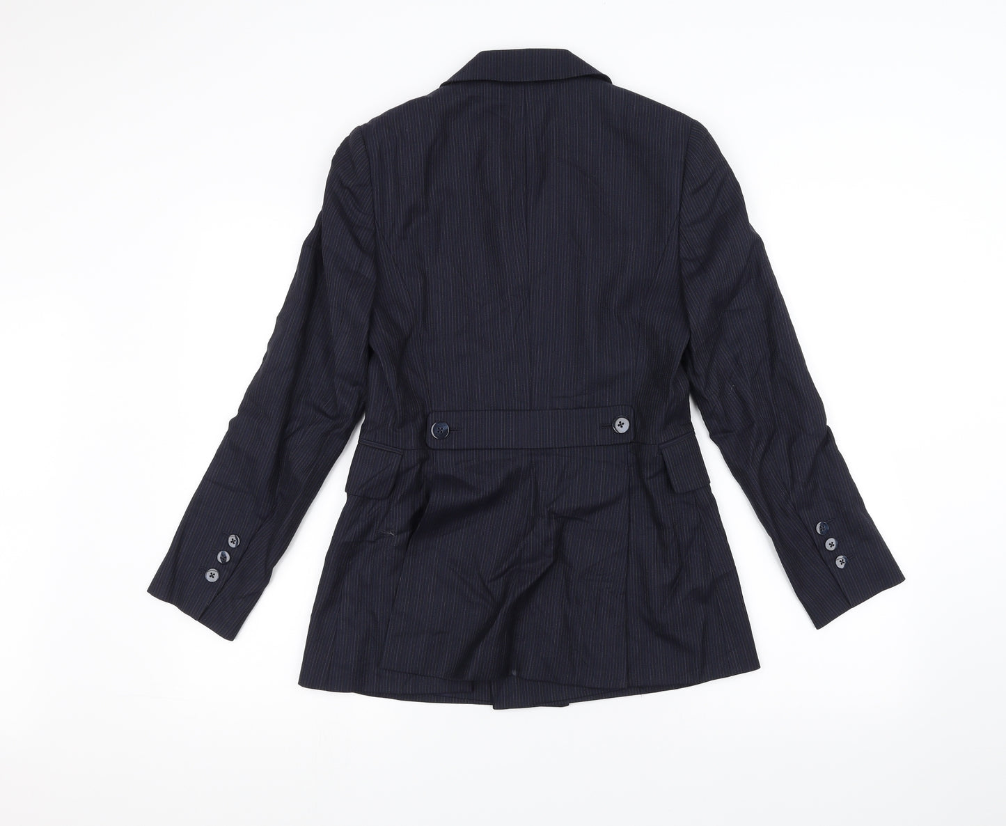 Jesire Womens Blue Striped  Jacket  Size 6