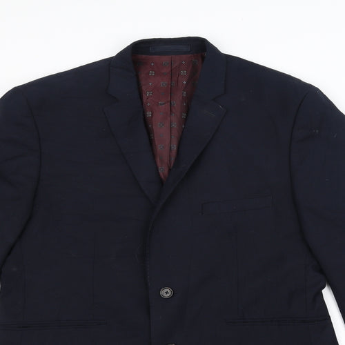 Burton Mens Blue   Jacket Suit Jacket Size 40