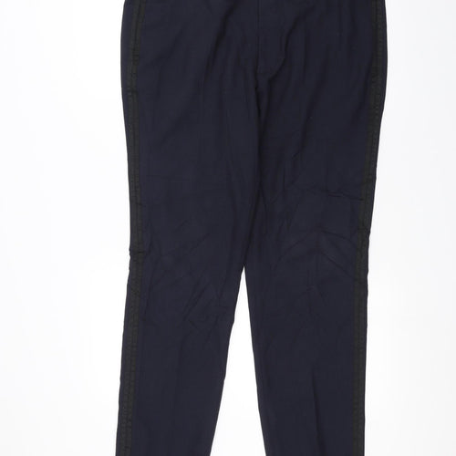 H&M Womens Blue   Trousers  Size 26 L30 in