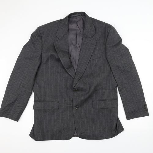 Greenwoods Mens Black   Jacket Suit Jacket Size 38