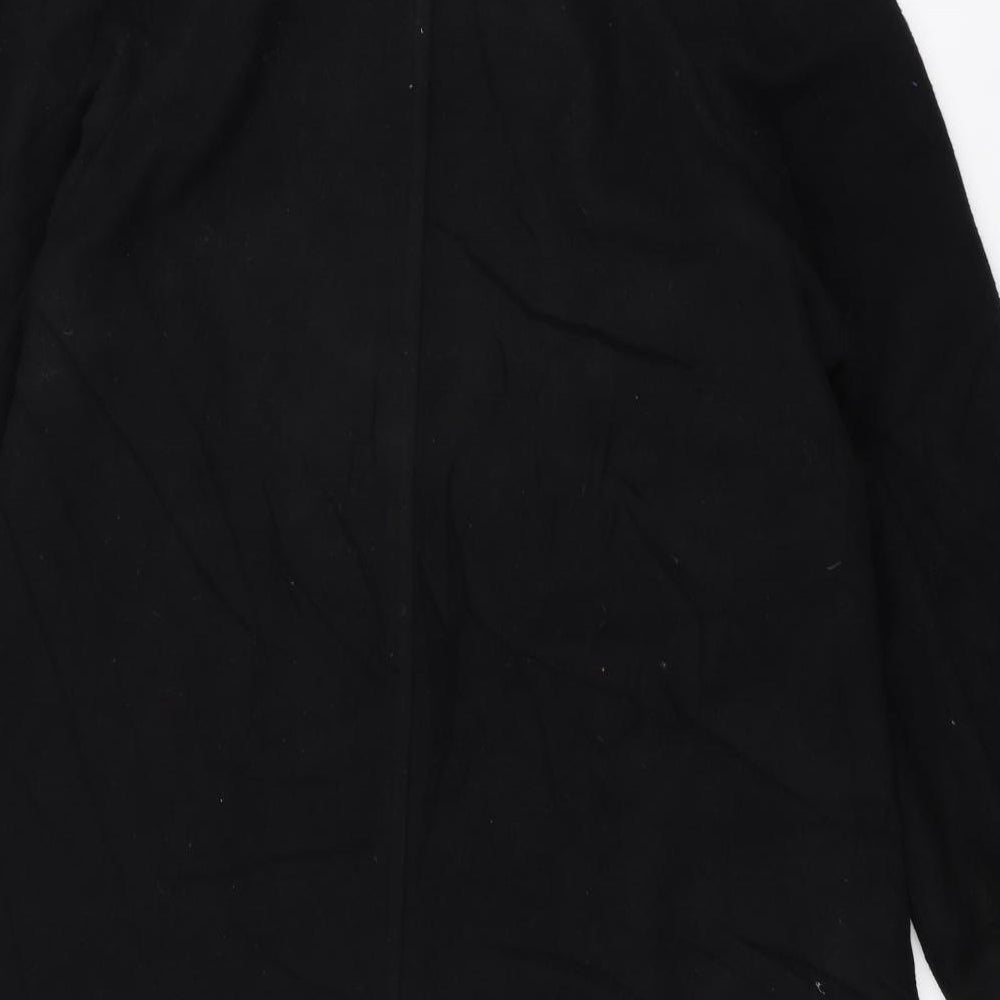 st michael Womens Black   Overcoat Coat Size 12