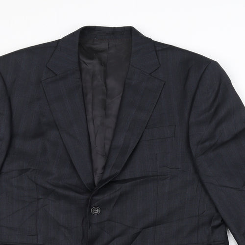 Zara Mens Blue   Jacket Suit Jacket Size 38