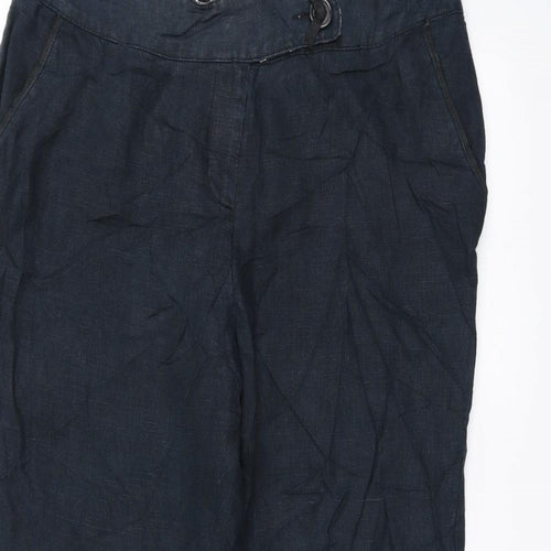 Preworn Womens Blue   Trousers  Size 14 L26 in