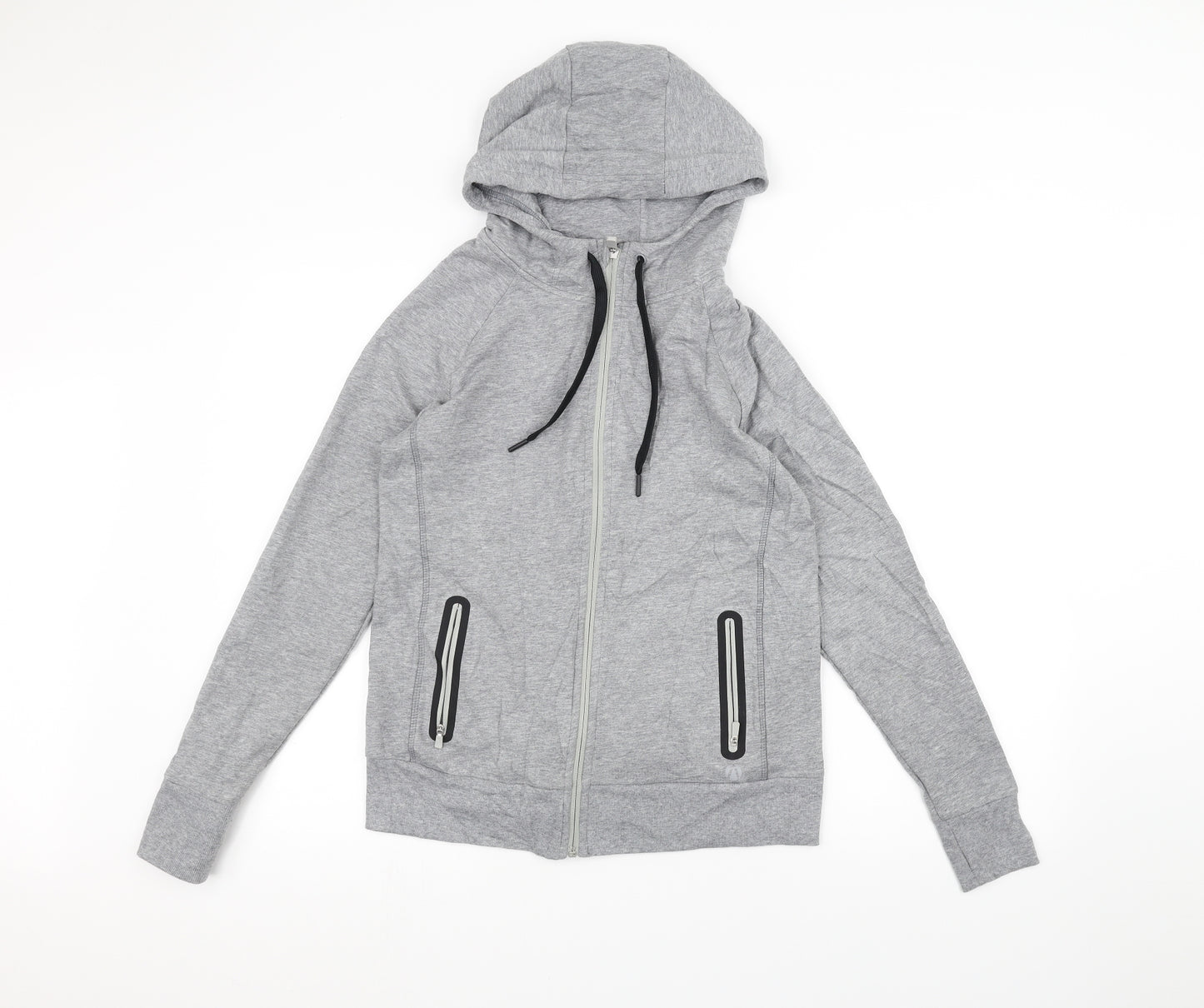 Marks and Spencer Womens Grey   Full Zip Hoodie Size 10