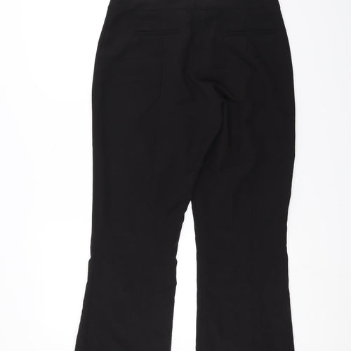 Topshop Womens Black   Trousers  Size 12 L24 in