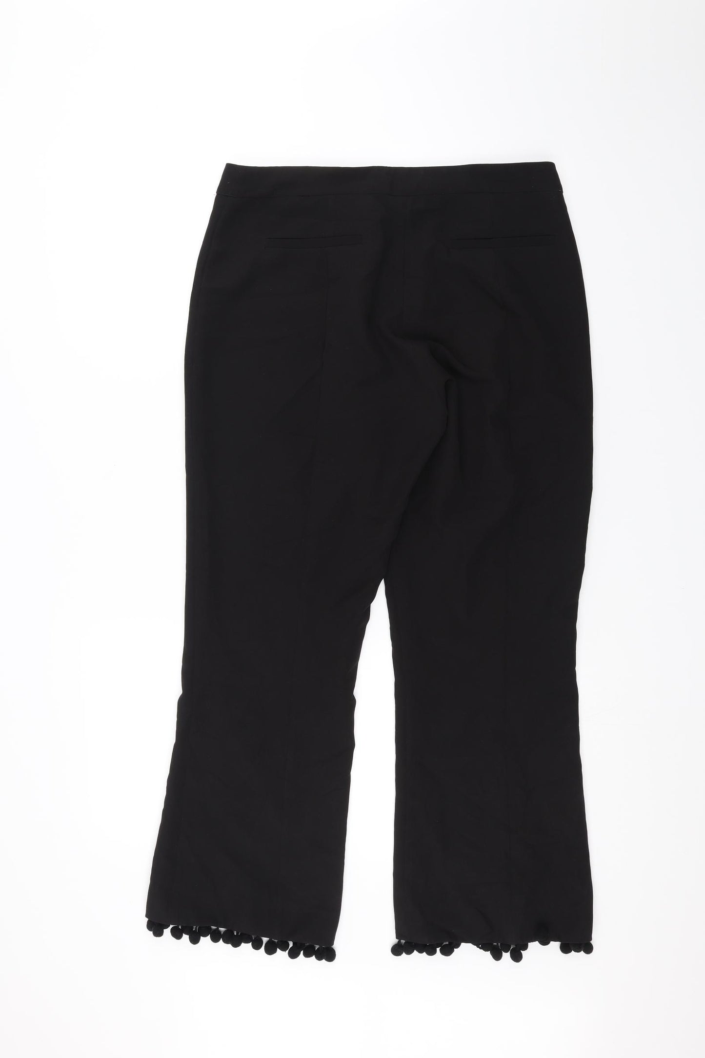 Topshop Womens Black   Trousers  Size 12 L24 in