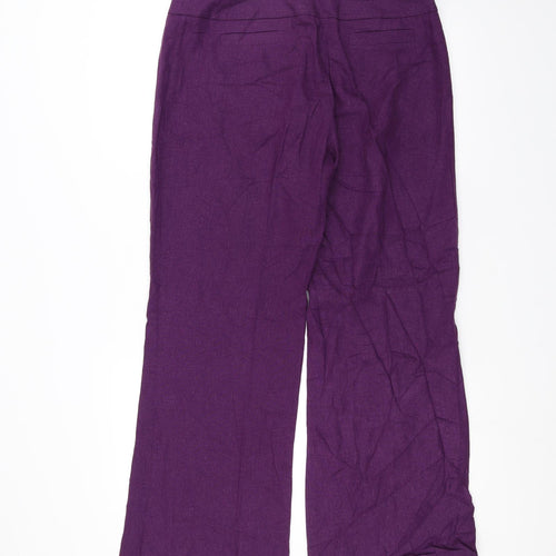 DEBINHAMS Womens Purple   Trousers  Size 12 L30 in